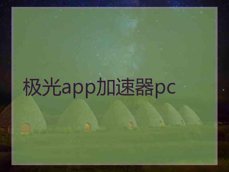 极光app加速器pc