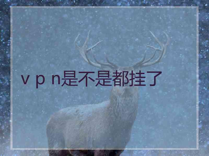 v p n是不是都挂了